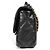 Chanel Borsa a soffietto da donna in pelle di agnello, borsa media, oro e nero - vista 3