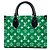 Louis Vuitton Monogramm Samt OnTheGo Tote Bag Grün - Ansicht 2