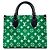 Louis Vuitton Monogramm Samt OnTheGo Tote Bag Grün - Ansicht 4