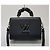 Louis Vuitton Toron Leder Top Handle Twist MM Schwarz - Ansicht 2