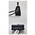 Louis Vuitton Toron Leder Top Handle Twist MM Schwarz - Ansicht 4
