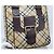 Burberry Bolsa de ombro xadrez com fivela - vista 3