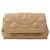 Tory Burch Clutch de cuero suave Fleming Tiramisu