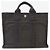 Hermès Borsa da lavoro Huruuto PM in tela carbone Nero - vista 8
