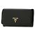 Prada Saffiano Gold Logo Langbörse Schwarz - Ansicht 5