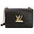Louis Vuitton Borsa a Spalla Twist MM Epi Oro Nero