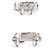 Gucci Diamantarmband aus schwarzem Stahl - Ansicht 4