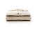 Chanel Mademoiselle Caviar Mini Borsa a Catena Incrociata Oro Bianca Bianco - vista 4