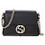 Gucci Borsa a spalla con catena intrecciata Nero - vista 2