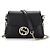 Gucci Borsa a spalla con catena intrecciata Nero - vista 3