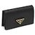 Prada Tarjetero negro con logo triangular Saffiano: QHH - vista 10