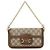 Gucci Borsa a spalla con catena Horsebit per donne Marrone