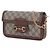 Gucci Borsa a spalla con catena Horsebit per donne Marrone - vista 4