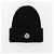 Moncler Woll-Kaschmir-Mütze schwarz - Ansicht 2