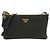 Prada Borsa a spalla in pelle nera con stampa: Nero - vista 3
