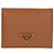 Prada Billetera QHH Saffiano Camel Castaño