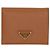 Prada Billetera QHH Saffiano Camel Castaño - vista 2
