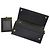 Prada Cartera larga de cuero Saffiano Triangle QHH Negro - vista 5