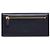 Prada Cartera larga de cuero Saffiano Triangle QHH Negro - vista 9