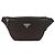 Prada Borsa a cintura in nylon Saffiano nera Nero - vista 3