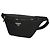 Prada Borsa a cintura in nylon Saffiano nera Nero - vista 4