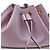 Valentino Borsa a secchiello con logo distintivo Porpora - vista 10