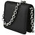 Maison Martin Margiela Mini borsa a tracolla con catena cucita nera Nero - vista 3