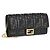 Fendi Borsa Baguette Catena Nera timbrata: AAJD Nero - vista 9