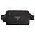 Prada Bolsa de cintura de nylon com logo triangular Preto