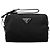 Prada Pochette di bellezza in nylon nero - vista 2