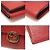 Gucci Billetera con solapa en cuero rojo con logo entrelazado Roja - vista 8