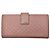 Gucci Cartera larga de cuero con solapa micro continental Sima Signature Rosa - vista 3