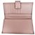 Gucci Cartera larga de cuero con solapa micro continental Sima Signature Rosa - vista 4