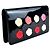 Chanel Camelia Makeup Palette Folded Wallet Long Wallet Black - view 4