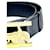 Céline Leder Gürtel mit Carriage-Logo Schwarz - Ansicht 7