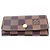 Louis Vuitton Llaveiro de Lona Damier Ébano Castaño