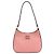 Miu Miu Borsa hobo in pelle madras rosa con lettering dorato