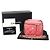 Vanity Chanel Mini bolsa cruzada de couro de cordeiro rosa com corrente dourada e caixa clássica para cosméticos - vista 2