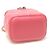 Vanity Chanel Mini bolsa cruzada de couro de cordeiro rosa com corrente dourada e caixa clássica para cosméticos - vista 5
