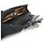 Gucci Borsa a tracolla super mini Dionysus in pelle nera con cristalli Nero - vista 5
