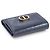 30 Montaigne Dior Navy Crinkled Lambskin MONTAIGNE Lotus Wallet - view 4