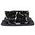 Prada Beige Satin Clutch mit schwarzen Paillettenblumen Braun - Ansicht 2