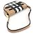 Burberry Borsa a spalla Olympia Small in pelle di vitello cammello a quadri Marrone - vista 4