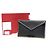 Valentino Clutch Envelope em Couro Preto com Studs Dourados Rockstud - vista 2
