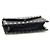 Valentino Mini Pochette Busta Rockstud in Pelle Nera Caviar con Catena Crossbody Nero - vista 5