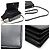 Saint Laurent Piccola borsa a spalla in pelle di vitello liscia nera con monogramma dorato Dylan e pattina a fisarmonica Nero - vista 6