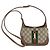 Gucci GG Supreme Canvas Mini Borsa a Tracolla Jackie in Oro Marrone