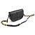Dior Borsa a spalla in pelle di vitello nera con catena Versace e tracolla in oro con firma CD Nero - vista 3