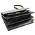 Balenciaga Borsa a spalla piccola in pelle di vitello nera con catena dorata Nero - vista 4