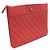 Chanel Clutch Medio Classico Oro Caviale Rosso - vista 3
